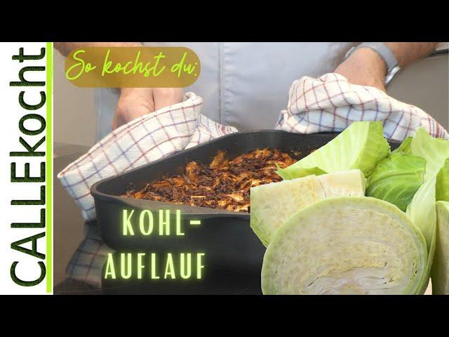 Kohlauflauf mit Hackfleisch und Kartoffeln. Omas Backofen Rezepte