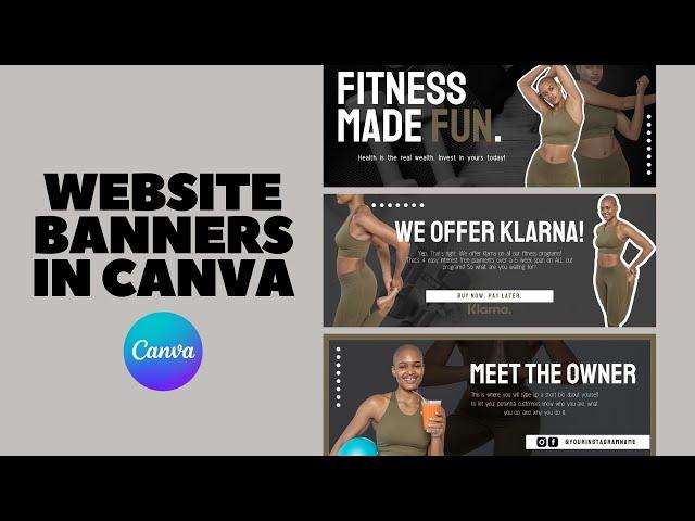 How To Create Website Banners in Canva