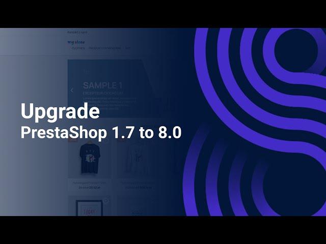 Upgrade PrestaShop 1.7 to 8.0.2