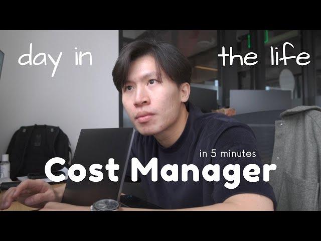 Day in the life as a Cost Manager in 5 minutes