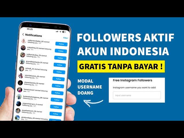 Gratis Sepuasnya Cara Menambah Followers Instagram Gratis Tanpa Akun Tumbal