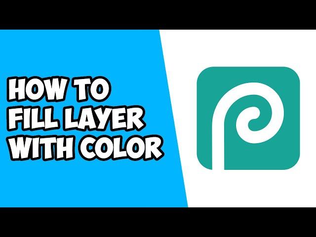 How To Fill Layer With Color in Photopea