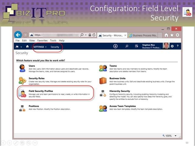 CRM 2015 Configuration G: Field Level Security