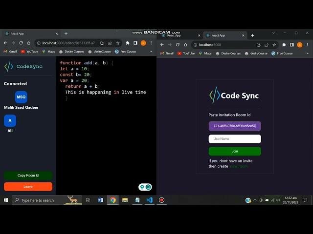 Real-Time Code Collaboration Platform - CodeSync