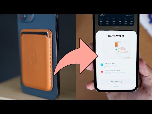 Apple MagSafe Leather Wallet with "Find My" Built In!