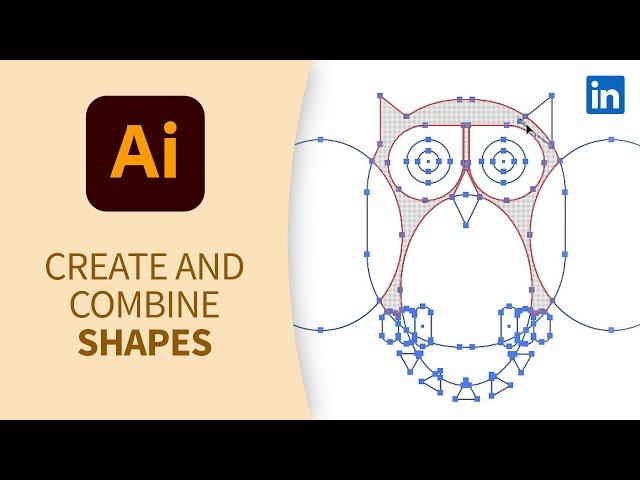 Illustrator Tutorial - Create and combine shapes
