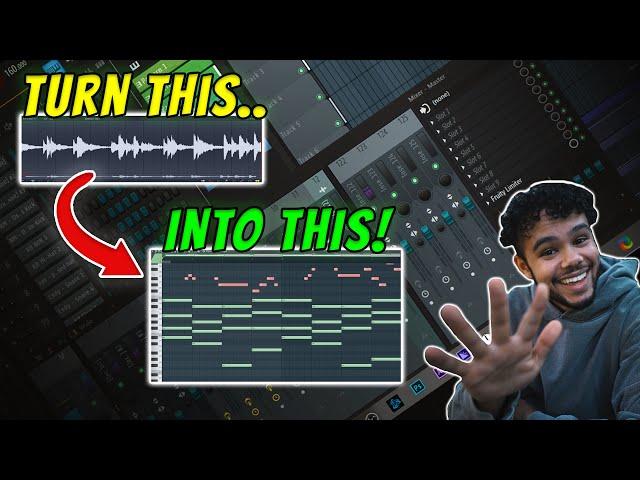 Get the MIDI from ANY Sample | FL Studio How to Convert Audio to MIDI