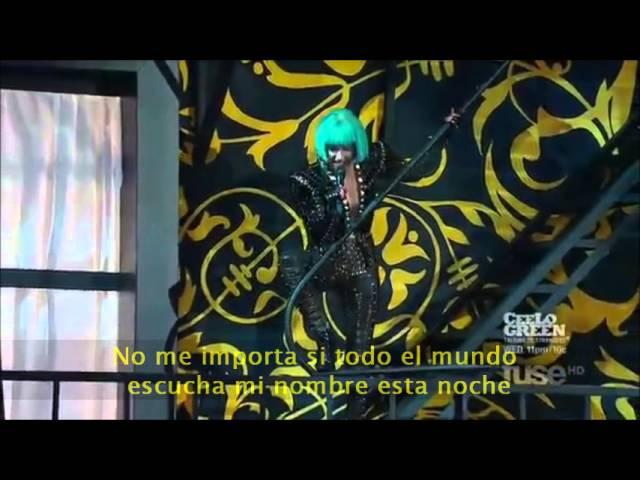 Lady Gaga - The Edge Of Glory (Subtitulada en español) (Live)