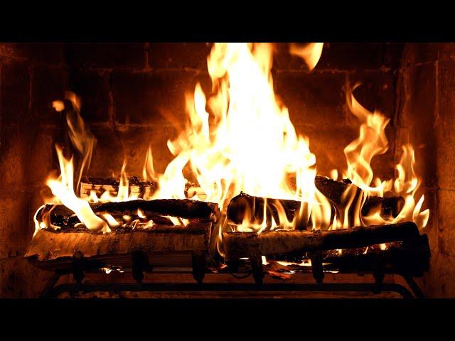 Birch Wood Burning - Crackling Fireplace Sounds 1 hour Realtime - The Ultimate Relaxation Experience