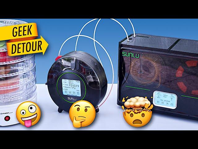 SUNLU Filament Dryer S4 vs S2 vs Food Dehydrator
