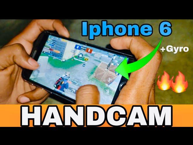 Iphone 6 test game PUBG 4 Fingers + Full gyro. Handcam || Dangrous Gaming. (Handcam PUBG Mobile game