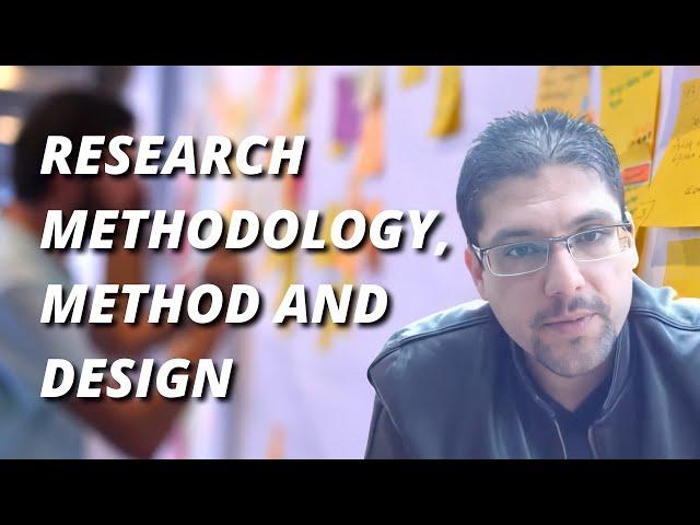 RESEARCH METHODOLOGY, METHOD AND DESIGN / Dr. Hassaan Tohid