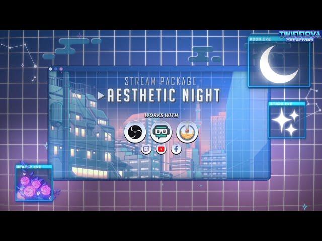 Aesthetic Twitch Overlay Pack | Animated | 2021 ⭐