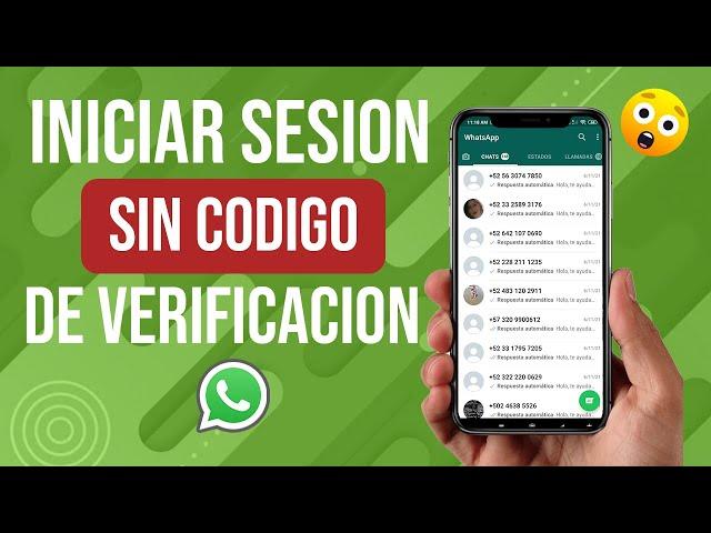  Como Iniciar Sesion en Whatsapp Sin Codigo de Verificacion, Sin el Chip en el Celular 2022