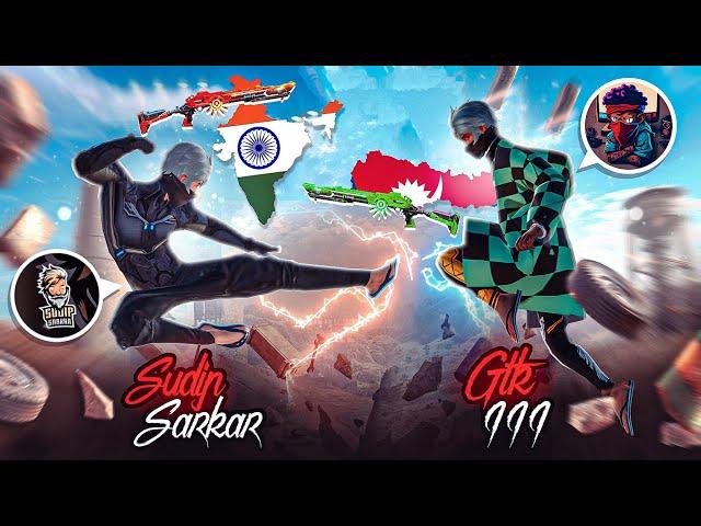 SUDIP SARKAR VS TGR GTK111 | 1vs1 Only Shot Gun Battle 