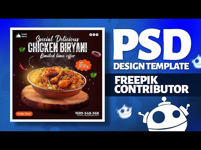 How to Make PSD Design For Freepik Contributor Step by Step Guide in Hindi/Urdu | Ridigital Pro