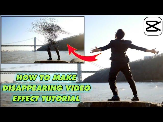 How to make a disappearing video effect in capcut - video edit tutorial