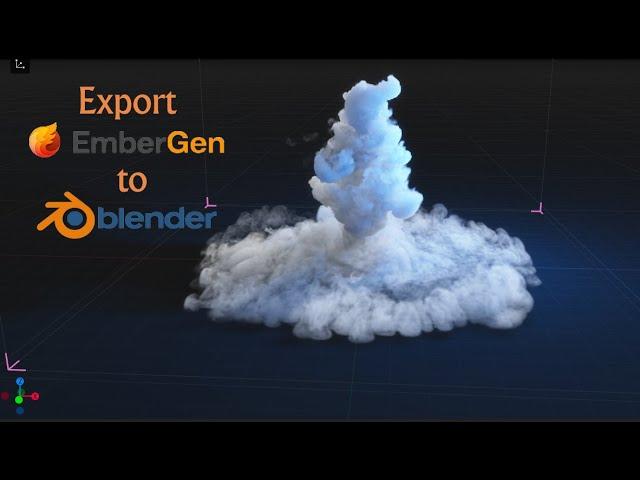 Export EMBERGEN to Blender Quick tutorial