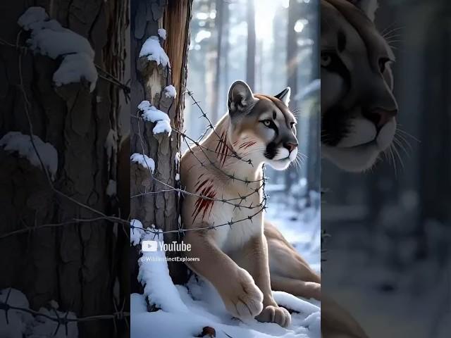 Cougar Got Tangled in Barbed Wire and What Happened Next Will Amaze You!