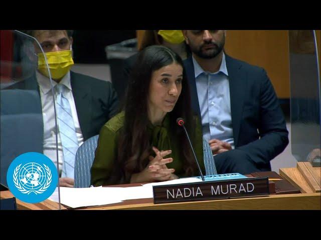 Nadia Murad (Nobel Peace Prize Laureate and UNODC Goodwill Ambassador) on Women, Peace and Security