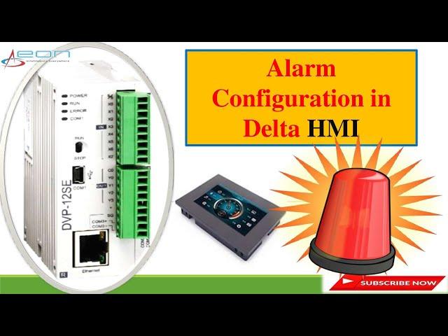 Alarm Configuration in #Delta HMI #PLC Programming #DELTA