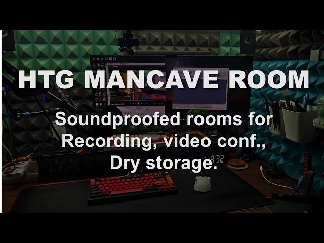 HTG Mancave room Tour