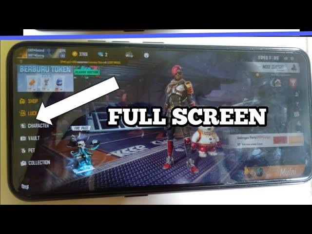 Cara Full Screen Saat bermain Game Free Fire,DLL. VIVO Z1 PRO