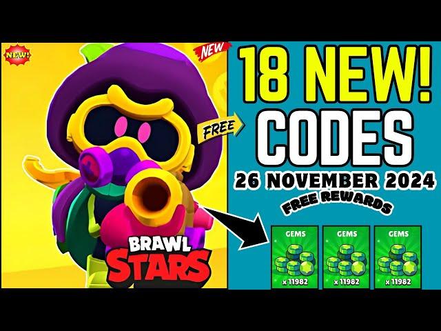 SURPRISE CODBRAWL STARS PROMO CODES NOVEMBER 2024 - BRAWL STARS PROMO CODES 2024 - BRAWL STARS CODE