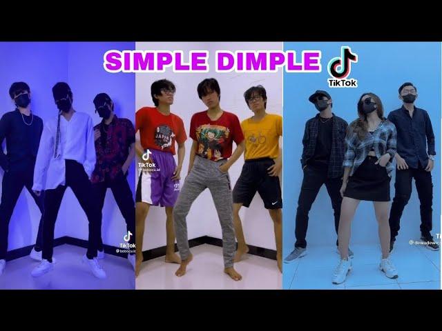 SIMPLE DIMPLE TIKTOK DANCE CHALLENGE TRENDING || SIMPLE DIMPLE TRANSFORMATION ||TIKTOK COMPILATION