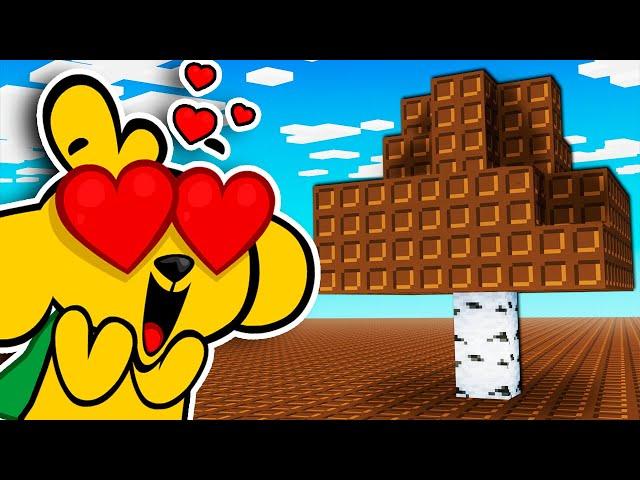 MINECRAFT pero el MUNDO es de CHOCOLATE!!!  MIKECRACK MINECRAFT PERO #9