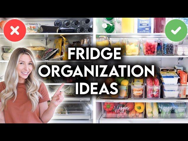 PINTEREST FRIDGE ORGANIZATION IDEAS | ORGANIZE WITH ME