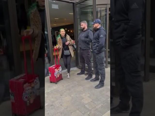 WWE Superstars leaving the hotel for the show live in Newcastle (28/4/22)