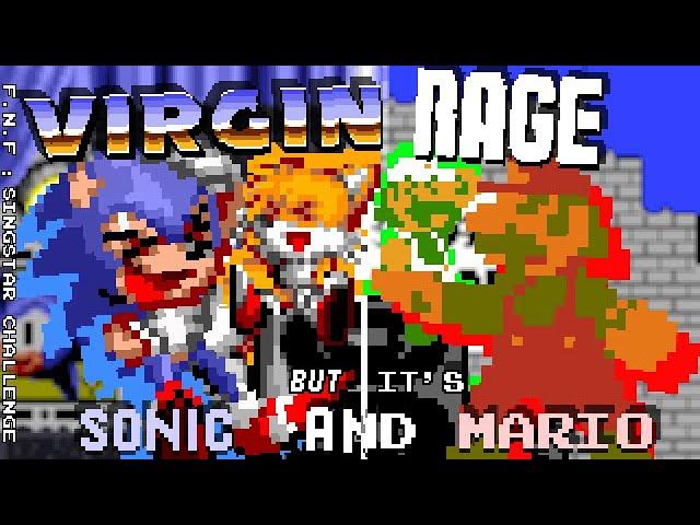 FNF: ITALIAN RAGE -- SingStar Challenge but it's Sonic and Mario