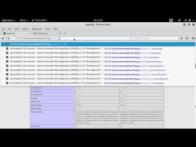 DVWA File Inclusion On Low Security