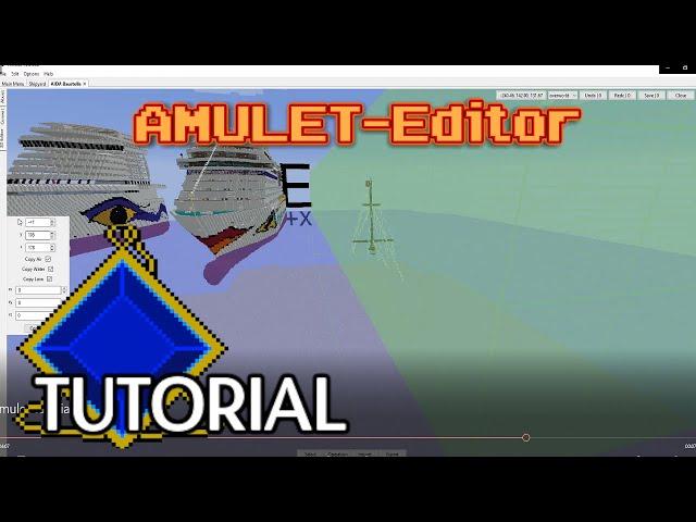 Amulet-Editor-TUTORIAL: Das MC-Edit für Minecraft 1.13+