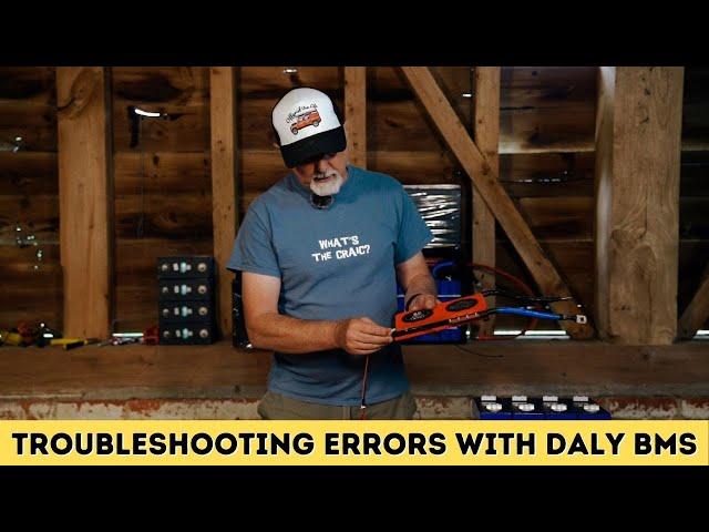 Troubleshooting errors with Daly BMS