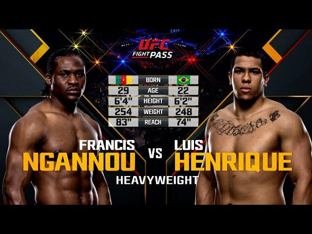 UFC Debut: Francis Ngannou vs Luis Henrique | Free Fight