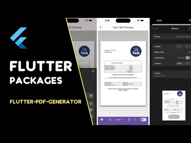 Effortless PDF Document Generation with Flutter