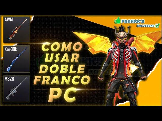 Cómo disparar rápido con doble Franco AWM, M24 en FREE FIRE 2022 [TODOS LOS EMULADORES] 2024 100% 