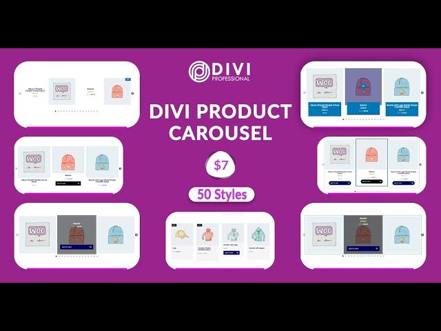 Divi Product Carousel