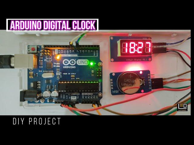 How to make digital clock with arduino, RTC (DS3231) and seven segment display(TM1637)? | DIY | 2021