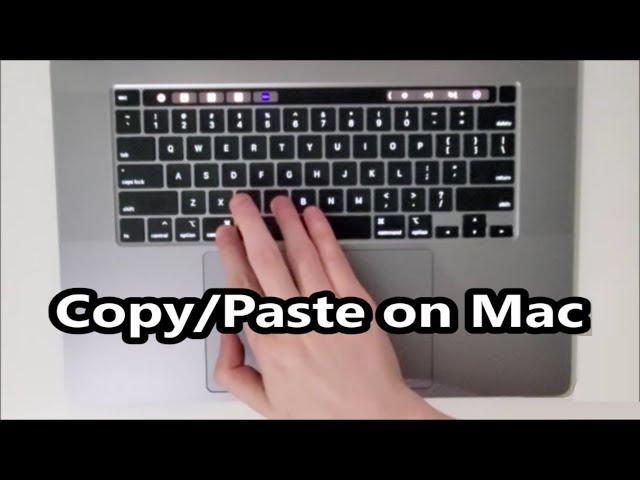 How to Copy & Paste on a Mac! (MacBook Pro 16)