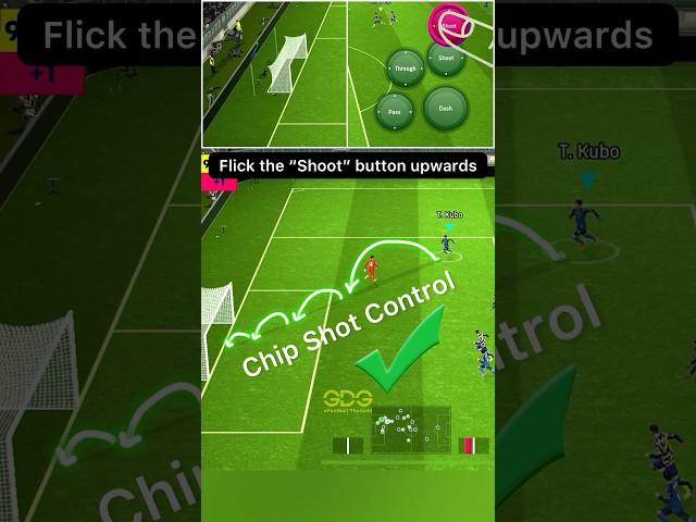 When the goalkeeper run out.You need to use skill : ￼Chip Shot Control  #efootball #efootball2024