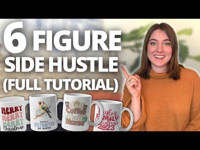 How to Sell Print on Demand Mugs on Etsy with Printify (2024): Easy Online Side Hustle Tutorial