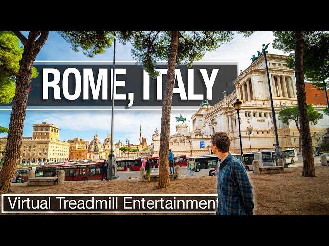 Rome Italy Walking Tour - Colosseum, Roman Forum, Curia of Pompey - 4k City Walks Live