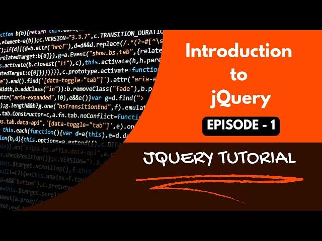 Getting Started with jQuery | Introduction to jQuery | jQuery Tutorial for Beginners #jquery