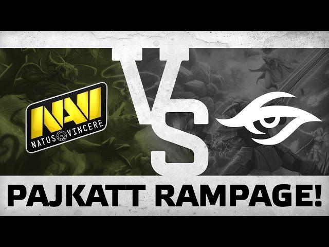 WATCH FIRST: RAMPAGE by Pajkatt! - Na`Vi vs Secret @ SL I-League StarSeries Season 3