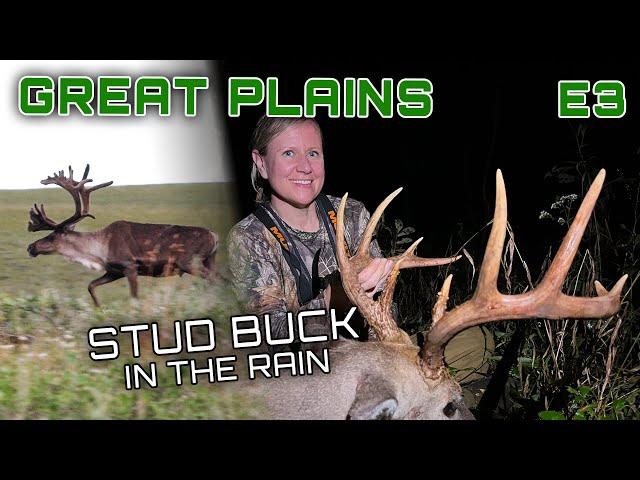 Monica's Stud Buck In The Rain, New Permission Ground In Arkansas #hunting #deerhunting