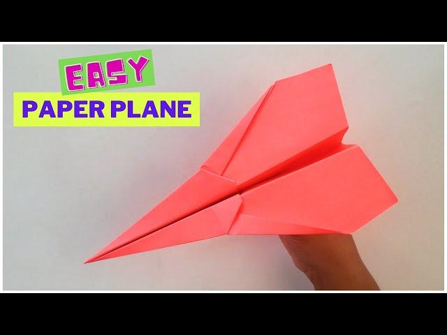 How to Make Paper Plane that Keeps Flying !!