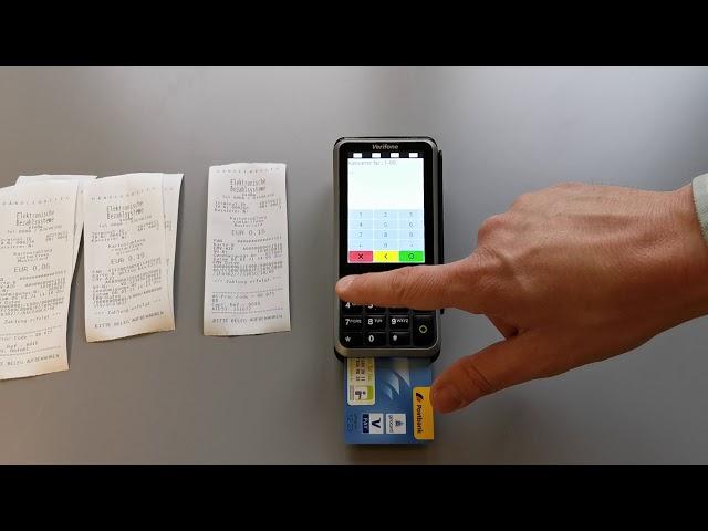 Anwendung Kassiererverwaltung - Verifone V400m